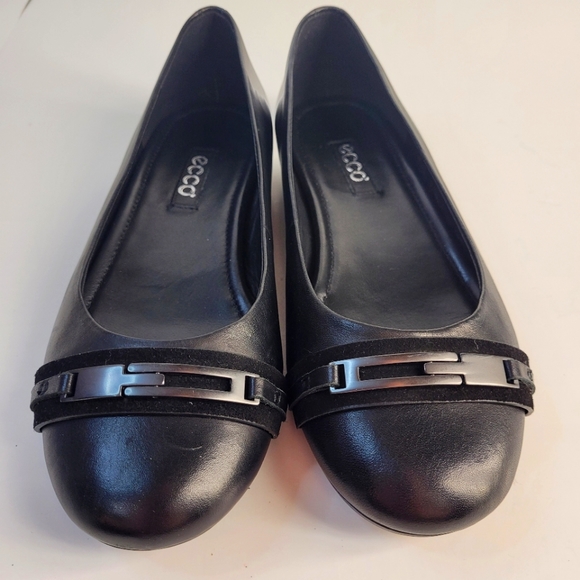 Ecco black women's flats size  36 - Picture 1 of 11